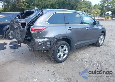 2015 Toyota Highlander Limited Platinum V6 z USA, uszkodzony, nr VIN 5TDYKRFH6FS117070